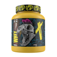 WheyZoo vassleprotein från Zoomad Labs, 1360g burk med unik design och hög biologisk kvalitet.
