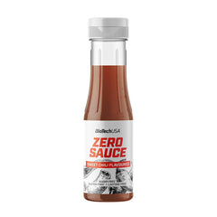 Zero Sauce flaska och produktdetalj