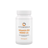 Vitaworld - Vitamin D3 4000IU - 100 Capsules