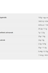 Nutrition facts for AbsoRICE Absorice Move Bar showing calories and macronutrient breakdown