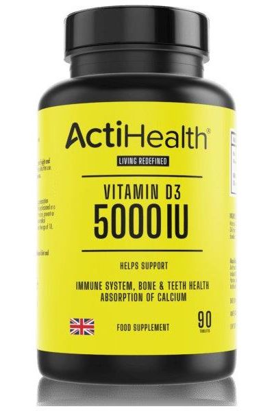 ActiHealth - ActiHealth Vitamin D3, 125mg - 90 tabs - Nutri.se