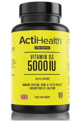ActiHealth - ActiHealth Vitamin D3, 125mg - 90 tabs - Nutri.se