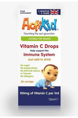ActiKid - Vitamin C Drops, Unflavoured - 15 ml. - Nutri.se