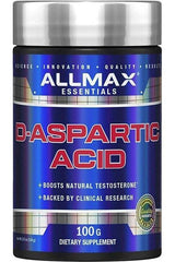AllMax Nutrition - D-Aspartic Acid - 100 grams - Nutri.se