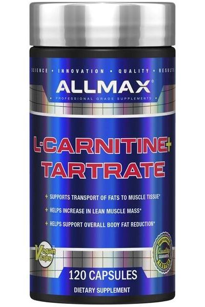 AllMax Nutrition - L-Carnitine + Tartrate - 120 caps - Nutri.se
