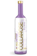 Allnutrition AllDeynn Collarose Elixir bottle with hyaluronic acid and collagen for skin and hair health, 500ml.