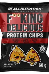 Allnutrition Fitking Delicious Protein Chips Barbecue flavor, 30% protein, gluten-free, no added sugar, 60g.