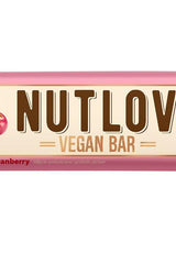 Allnutrition Nutlove Vegan Bar in Cranberry flavor, perfect vegan snack with no added sugar.