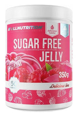Allnutrition Sugar Free Jelly in raspberry flavor, 350g, perfect for low-calorie desserts and quick preparation.