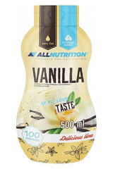 Allnutrition Vanilla Sweet Sauce, zero fat, no sugar added, 500ml, 100 servings, delicious taste for healthy diets.