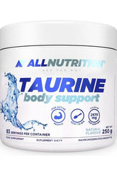 Allnutrition Taurine Body Support supplement container for enhanced energy and muscle recovery