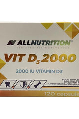 Allnutrition Vit D3 2000, 120 capsules, dietary supplement for optimal vitamin D intake