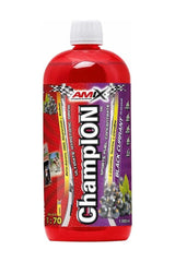Amix ChampION™ Sports Fuel concentrate bottle, flavored blackcurrant for hydration and energy, 1000 ml.