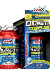 Amix Diuretic Complex 90 capsules for rapid water loss and support for urinary health.