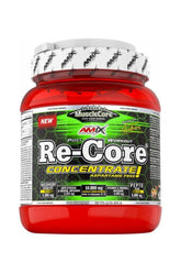 Amix MuscleCore Re-Core Concentrate in Fruit Punch flavor, 540 g, for post-workout recovery and support.