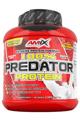 Amix Predator Protein tub featuring high-quality WPC, ideal for muscle growth and recovery.