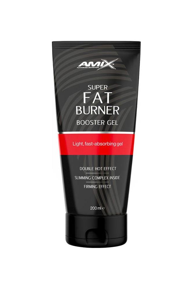 Amix Super Fat Burner Booster Gel 200ml, fast-absorbing gel for skin firmness and slimming effect.