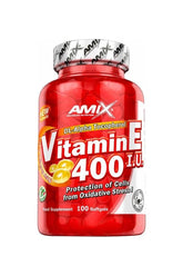 Amix Vitamin E 400 I.U. softgels, 100 count, antioxidant promoting cell protection from oxidative stress.