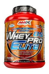 Amix WheyPro Elite 85 protein supplement with high-quality whey protein isolate and concentrate for muscle growth.