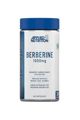 Applied Nutrition Berberine supplement 1000mg, 60 vegan capsules for blood sugar support and weight loss.