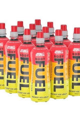 Package of Applied Nutrition Bodyfuel Hydration & Vitamin Water, featuring vibrant Rocket Ice Lolly flavor in 500ml bottles.