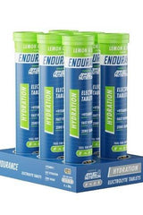 Applied Nutrition Endurance Hydration Electrolyte Effervescent Tablets, Lemon flavor, 6 tubes, 20 tabs each for optimal hydration.