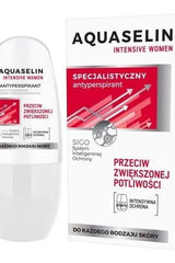 Aquaselin Intensive Women Antiperspirant Roll-On for increased sweat protection.