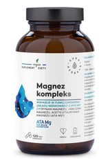 Aura Herbals Magnesium Complex ATA Mg 120 capsules for nerve function support and optimized magnesium absorption.