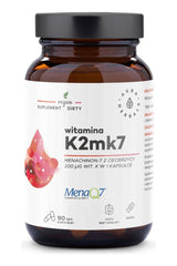 Aura Herbals Vitamin K2 Mk7 supplement, 200 mcg, natural chickpea source, 90 vegan capsules.