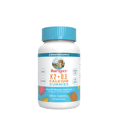 MaryRuth's - K2 + D3 Calcium Gummies - Peach Mango Apricot - 60 Gummies