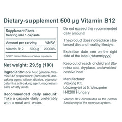 Vitaking - B-12 Vitamin Veggie - 60 Caps