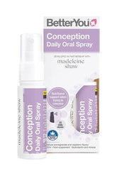 Better You Conception Daily Oral Spray in pomegranate flavor, 25 ml, nutritional support for pregnancy planning.