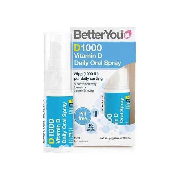 Better You - D1000 Daily Vitamin D Oral Spray - 15 ml. - Nutri.se
