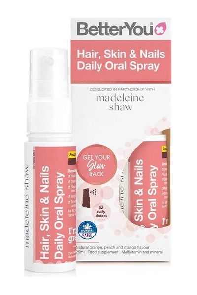 Better You - Hair, Skin & Nails Daily Oral Spray, Natural Orange, Peach & Mango - 25 ml. - Nutri.se