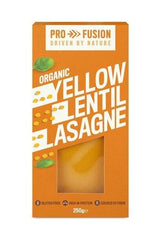 Biona Organic Yellow Lentil Lasagne Sheets 250g, gluten-free, high in protein, perfect for healthy meals.