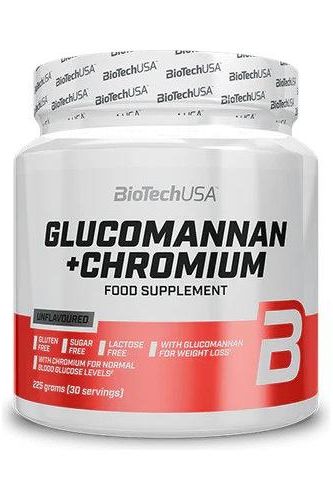 BioTech USA - Glucomannan + Chromium - 225g - Nutri.se BioTech USA - Glucomannan + Chromium - 225g - Nutri.se