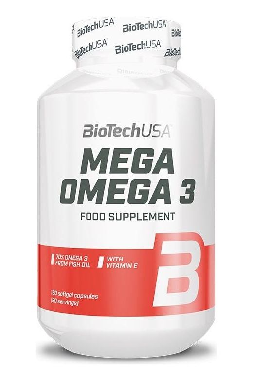 BioTech USA - Mega Omega 3 - 180 caps - Nutri.se