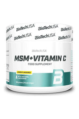 BioTech USA - MSM + Vitamin C, Lemon - 150 grams - Nutri.se