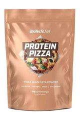 BioTech USA Protein Pizza Powder bag, a high-protein, whole grain blend for healthier pizza options.
