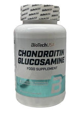 BioTechUSA Chondroitin Glucosamine supplement bottle for joint health support with 60 capsules.