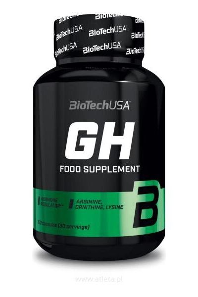 BioTechUSA GH Hormone Regulator supplement bottle for enhanced growth hormone production and muscle recovery.