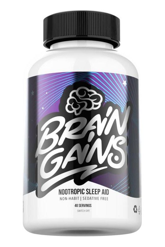 Brain Gains - Nootropic Sleep Aid - 120 caps - Nutri.se