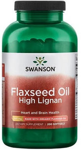 Swanson - Flaxseed Oil High Lignan - 200 Sgels