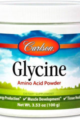 Carlson Labs - Glycine, Amino Acid Powder - 100 grams - Nutri.se