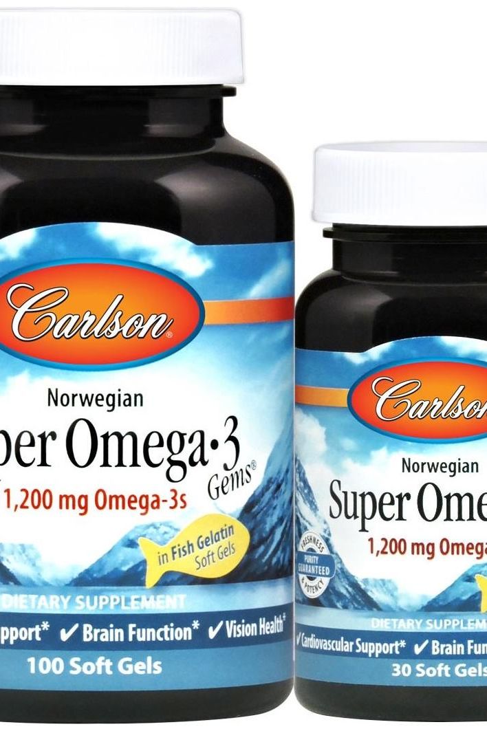 Carlson Labs - Norwegian Super Omega-3 Gems, 1200mg - 100 + 30 softgels - Nutri.se