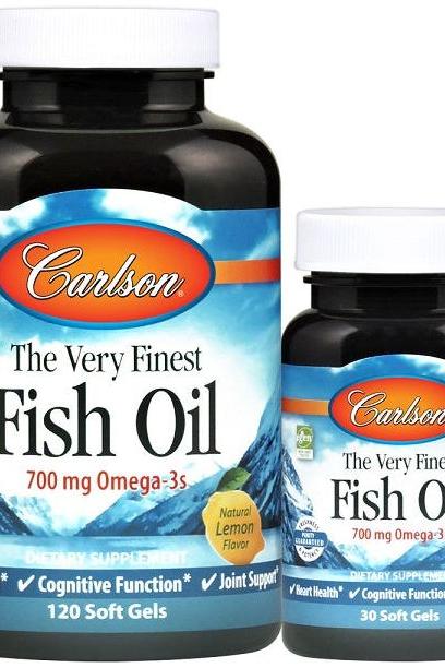 Carlson Labs - The Very Finest Fish Oil - 700mg Omega-3s - Nutri.se