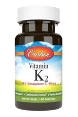 Carlson Labs - Vitamin K2 MK-7, 90mcg - 60 softgels - Nutri.se
