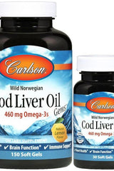 Carlson Labs - Wild Norwegian Cod Liver Oil Gems - Nutri.se