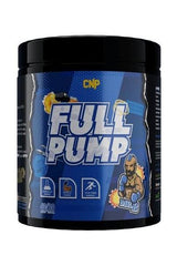 CNP Full Pump supplement jar, ideal for enhancing workout performance and blood flow to muscles.