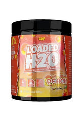 CNP Loaded H2O hydration powder in Peach Blast flavor, designed for enhanced physical performance and electrolytic balance.